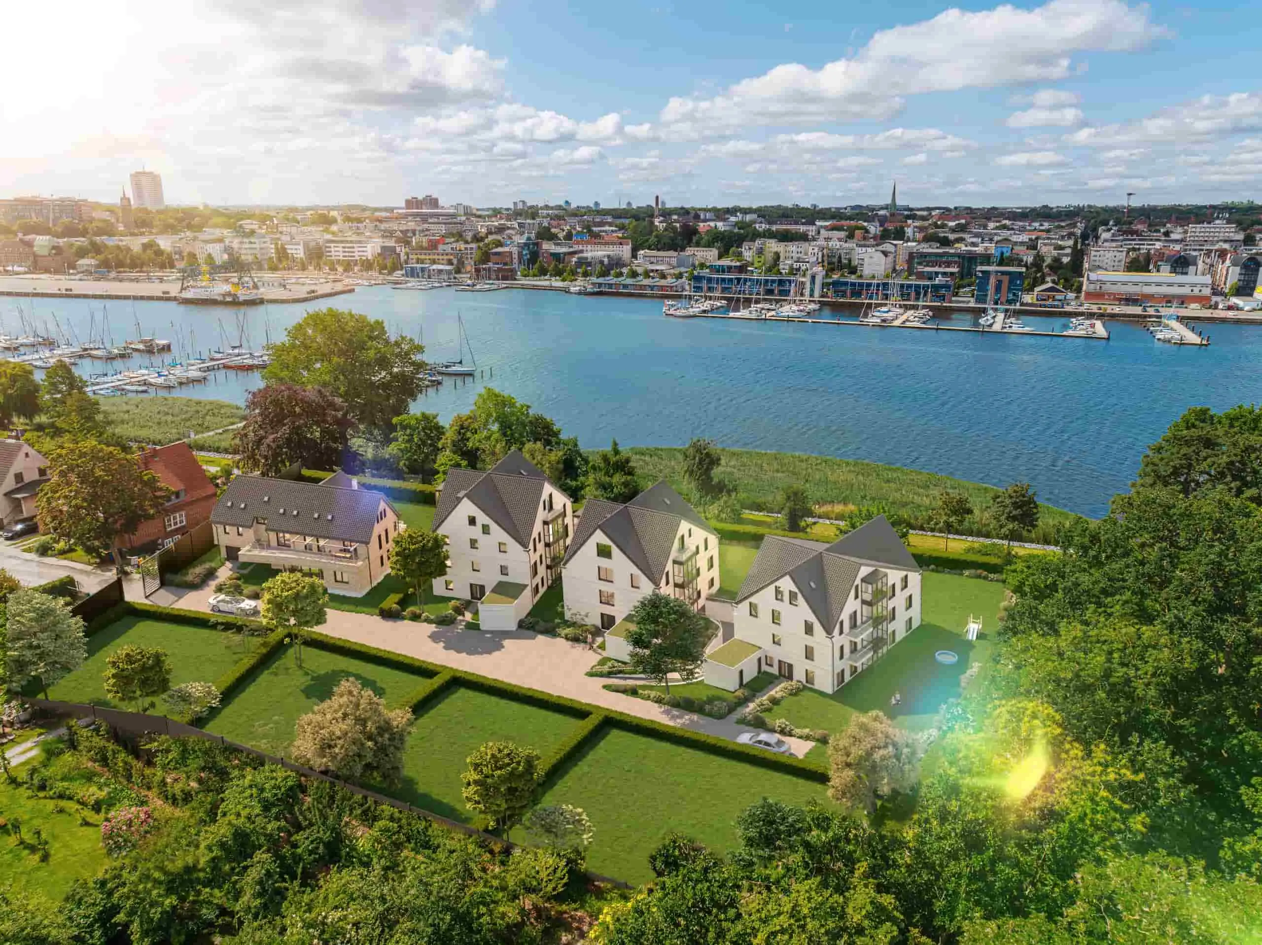 Résidence sur la rive à Rostock
