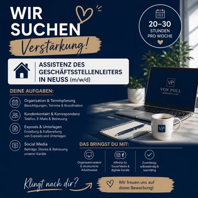 Stellenanzeige Assistenz (m/w/d) in [Stadt]