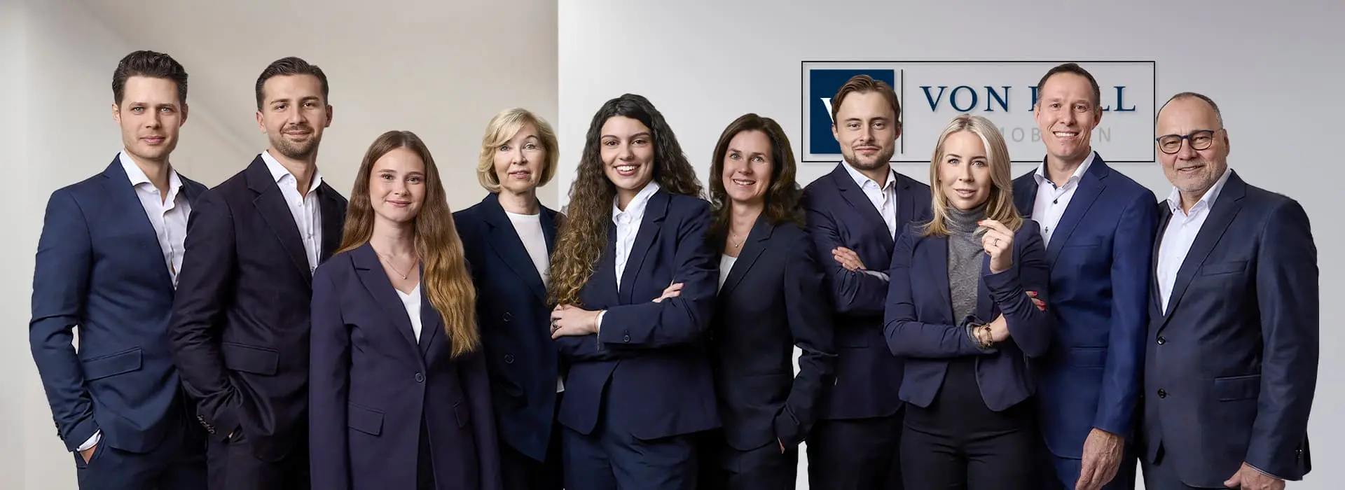 VON POLL IMMOBILIEN – Immobilienmakler Aachen – Teambild
