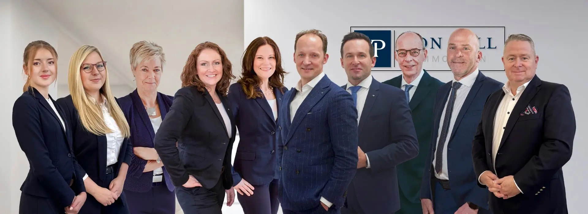 VON POLL IMMOBILIEN – Immobilienmakler Bocholt – Teambild