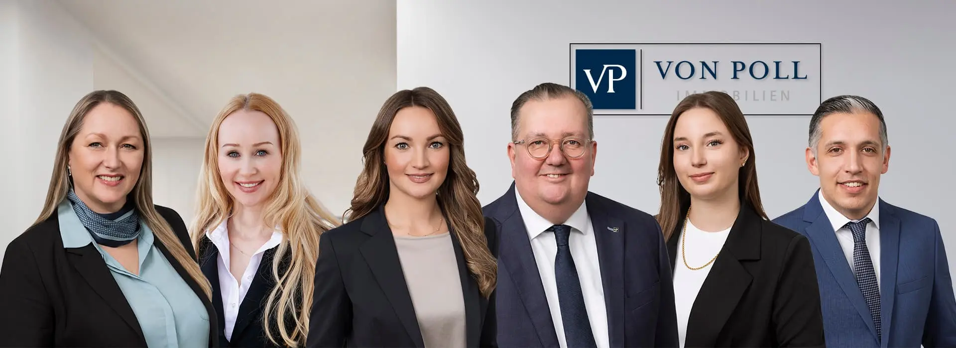Teambild VON POLL IMMOBILIEN Darmstadt