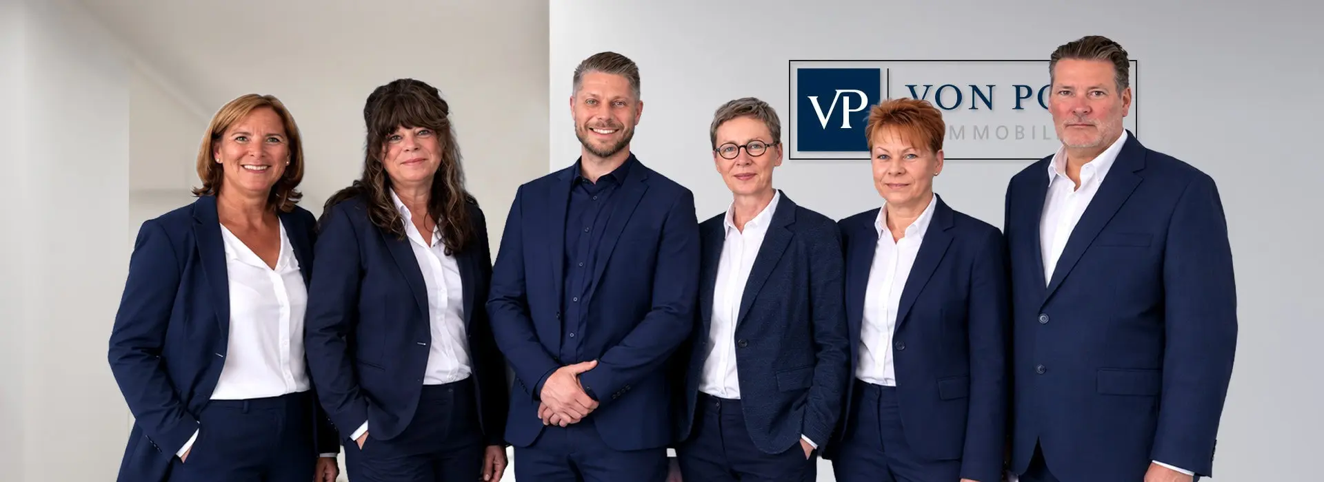 VON POLL IMMOBILIEN – Immobilienmakler Hilden-Haan – Teambild