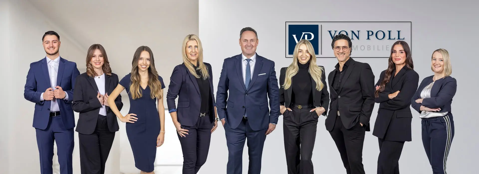 Teambild VON POLL IMMOBILIEN Homburg