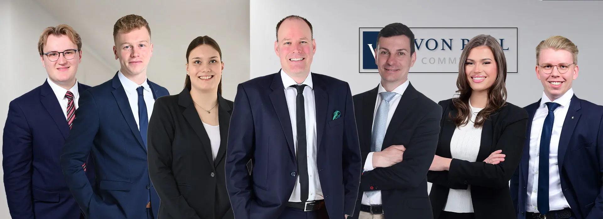 VON POLL IMMOBILIEN – Gewerbeimmobilien Kiel – Teambild