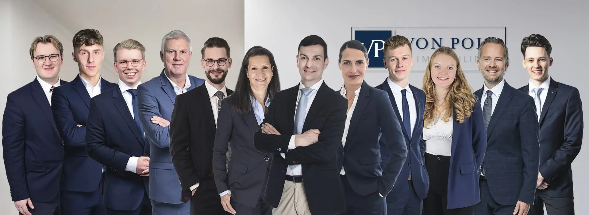 VON POLL IMMOBILIEN – Immobilienmakler Kiel – Teambild