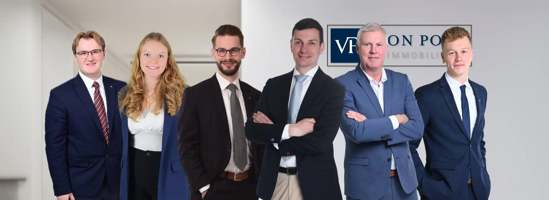 VON POLL IMMOBILIEN – Immobilienmakler Neumünster – Teambild