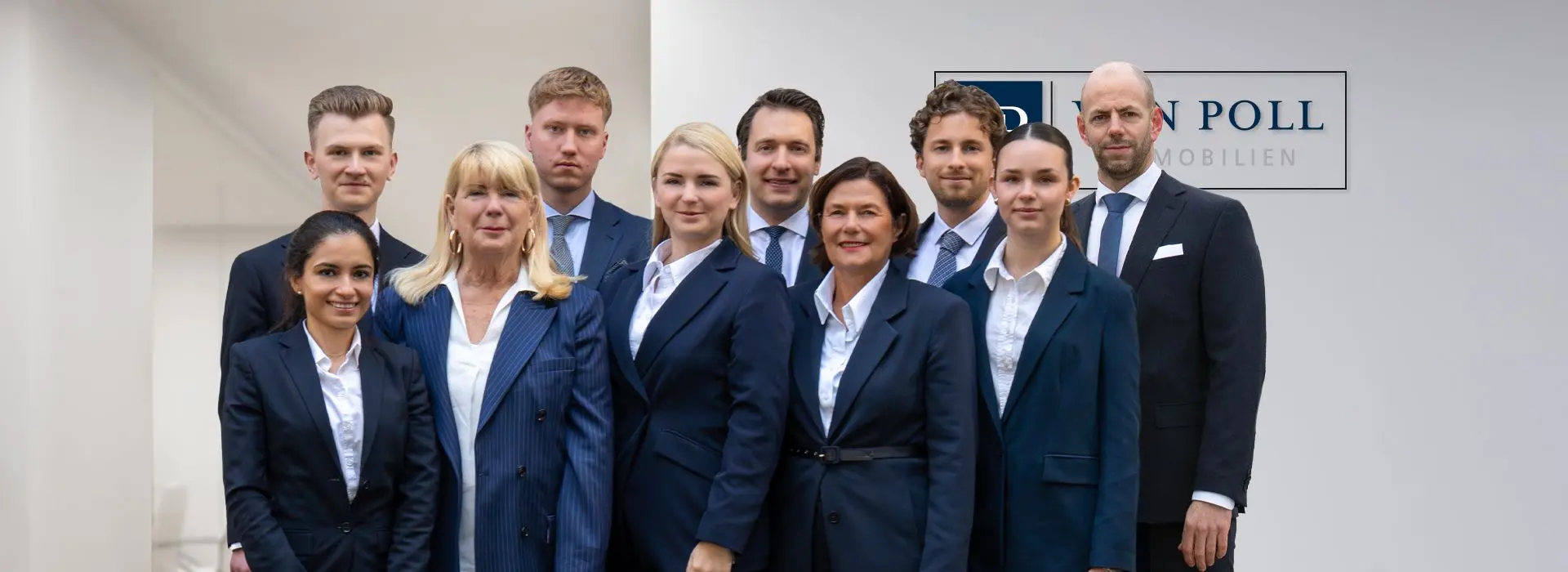 VON POLL IMMOBILIEN – Immobilienmakler Mannheim– Teambild