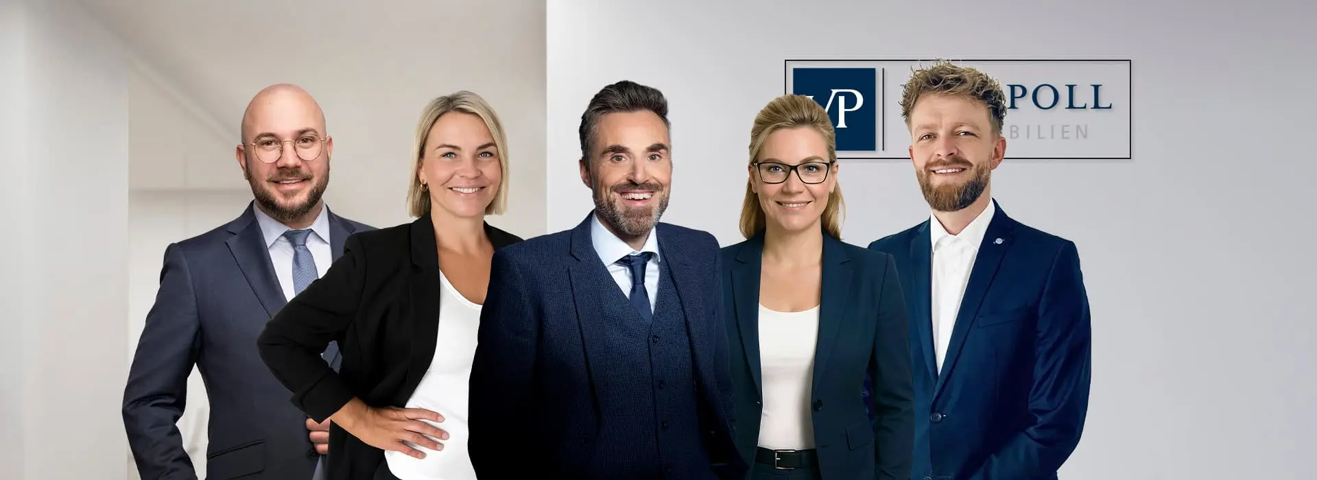 VON POLL IMMOBILIEN – Immobilienmakler Schwabach – Teambild