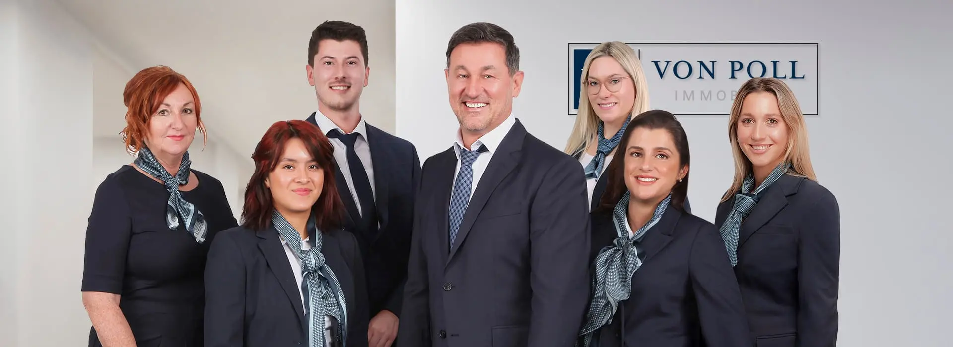 Teambild VON POLL IMMOBILIEN Heilbronn