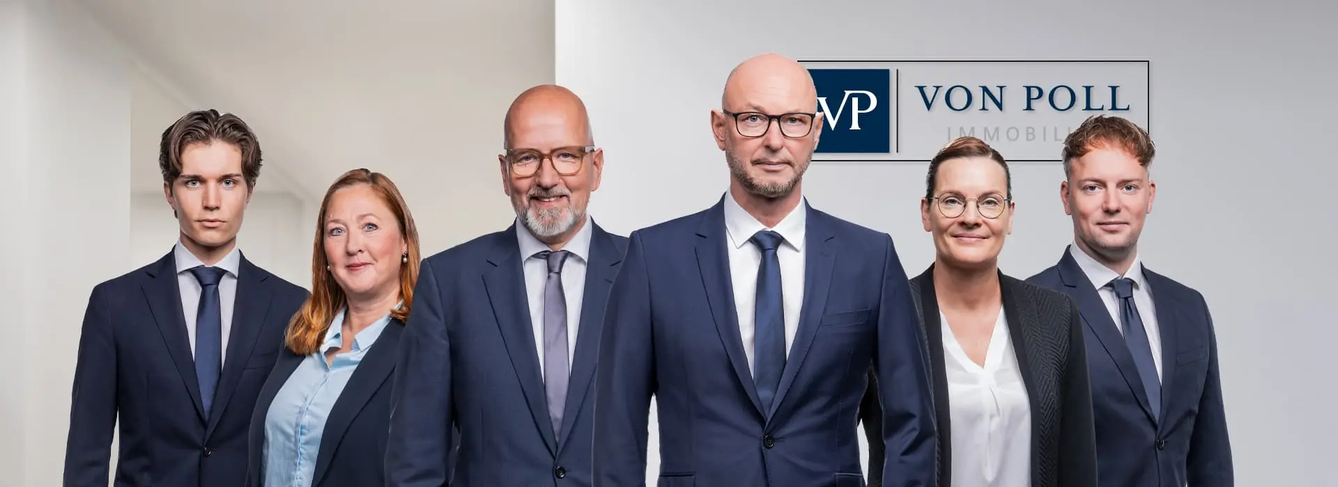 VON POLL IMMOBILIEN – Immobilienmakler Verden – Teambild