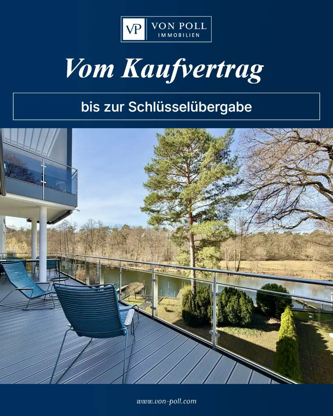 Notartermin nach dem Verkauf einer Eigentumswohnung in Berlin-Hessenwinkel durch VON POLL IMMOBILIEN Treptow-Köpenick.