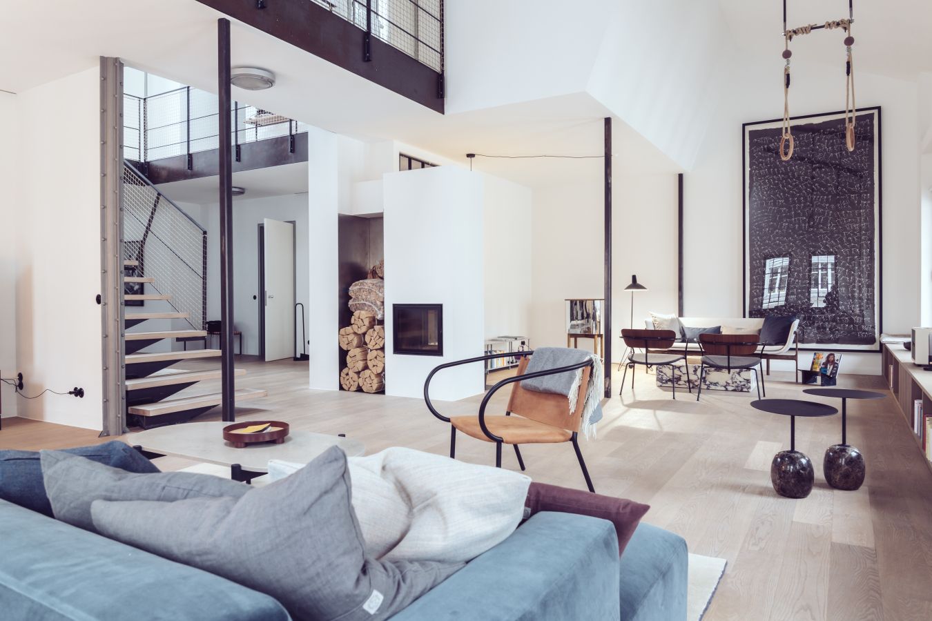 Modernes Interior in einem Neubau in Wien
