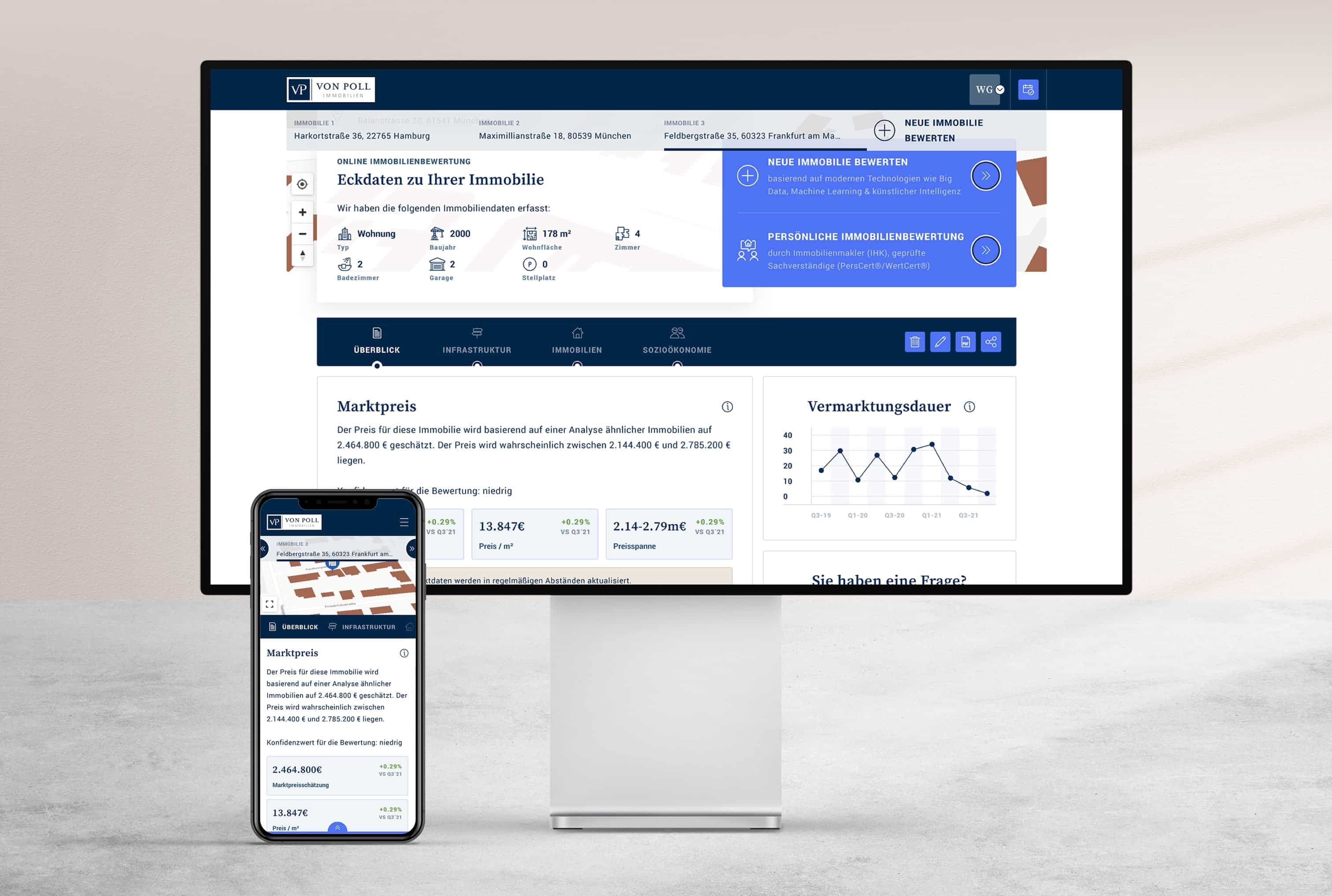 VON POLL IMMOBILIEN – Pressebericht – VON POLL IMMOBILIEN Home: Maklerunternehmen launcht digitale Immobilienplattform
