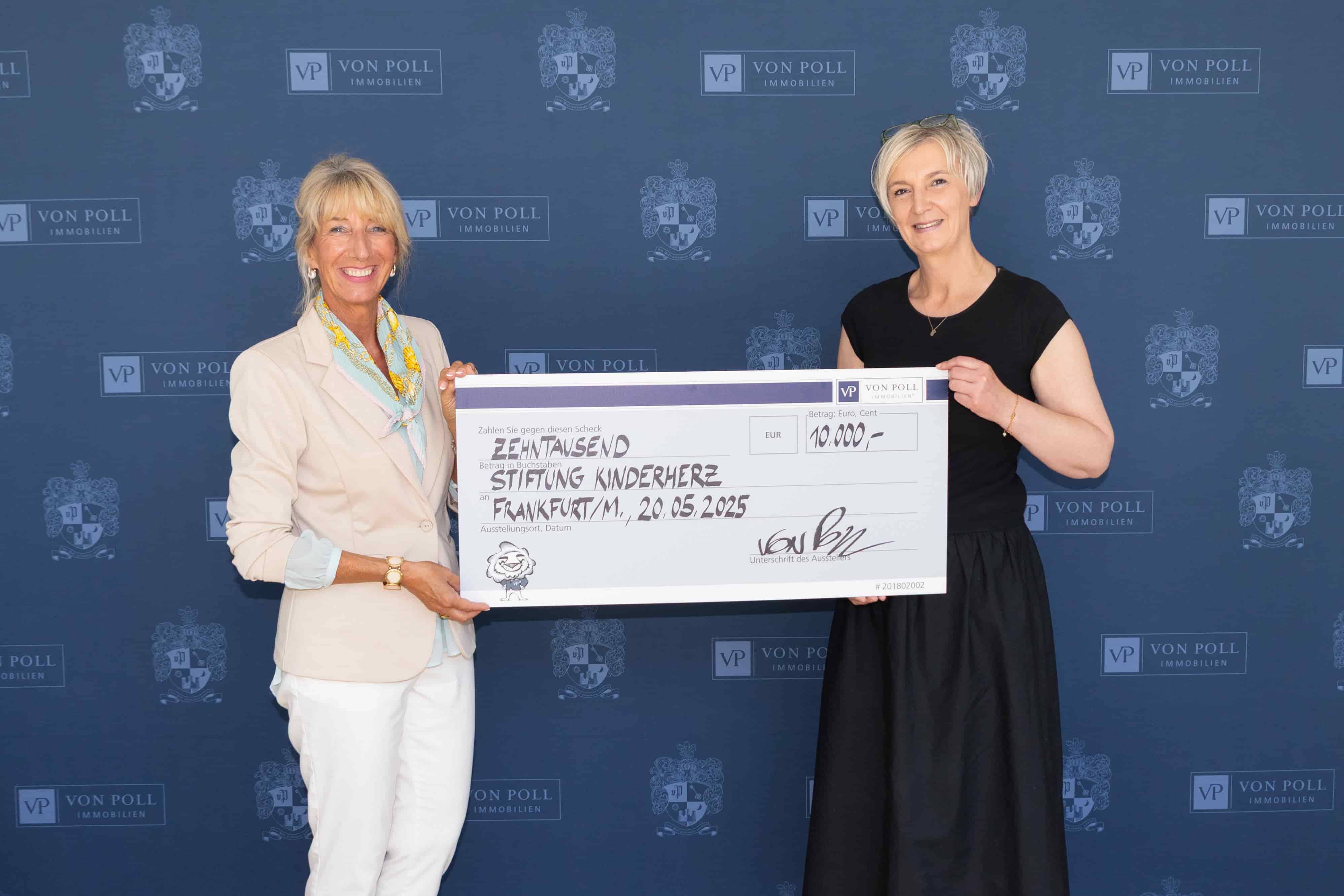 10.000 Euro für die Stiftung KinderHerz