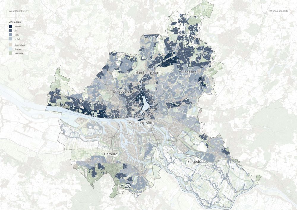 Marktkarte Hamburg